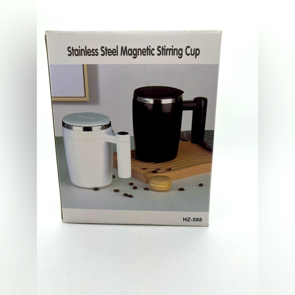 Stainless Steel Self Stirring Mug Auto Self Mixing Cup Magnetic Tea Milk Coffee
